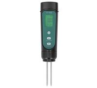Vistreck Soil Tester Digital 3 in 1 EC Temperature Humidity Meter with LED Backlight for Gardening and Plant Care