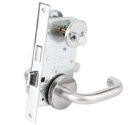 Vistreck Stainless Steel Aisle Handle Lock Kit for Fire Emergency Exit and Passageway Doors