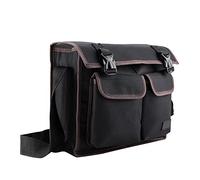 Vistreck Tools Shoulder Bag Organizer for Electricians - Thickened Ox Cloth Holder (Thickened A3 model (black) small size)