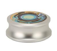 Vistreck Turntable Disc Stabilizer, Improved Sound Quality (Silver) | High-performance brass and aluminum disc stabilizer, effective vibration dam for various turntable types.