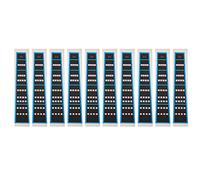 Vistreck Violin Sticker for Fingerboard Guide - Black Blue for 4/4, 3/4, 1/8 Violins - Essential Learning Accessory (BC05 4/4 blue edge)