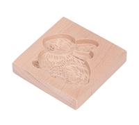 Vistreck Wooden Cookie Mould Beechwood Reusable Biscuit Press Stamp Mold for Baking Delights (#3)