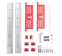 Vistreck Woodworking Router Sliding Plate - Aluminum Alloy Milling Groove Bracket for Smooth Plywood Finishing