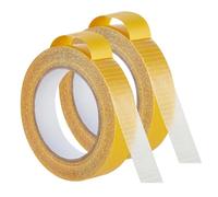 VISTTUSWILL 25mm*20m Double-Sided Fabric Tape, Clear Tape, 2 Rolls