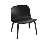 Visu Armchair w. Wood Base Black