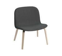 Visu Armchair w. Wood Base Upholstered Fiord 991/Oak