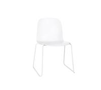 Visu Dining Chair w. Sled Base White