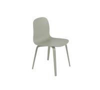Visu Dining Chair w. Wood Base Dusty Green