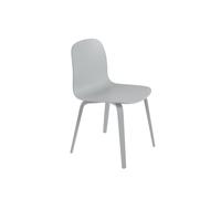 Visu Dining Chair w. Wood Base Gray