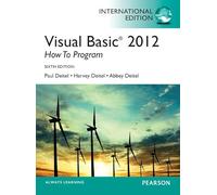 Visual Basic 2012 How to Program: International Edition