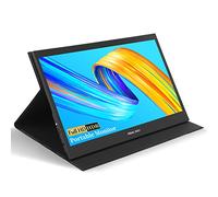 Visual Beat 13.3” Portable USB Type-C Monitor, 1080P FHD, IPS, 100% DCI-P3, External Screen with Premium Smart Cover Dual Speakers for Xbox,PS4,Switch,Laptop,PC,Phone,Surface…