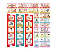Visual Calendar for Children - Daily Routine Table | Visual Programme with 60 Tabs | Planning Tool for Cultivating Good Habits at Home and School, Visual Aids