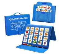 Visual Communication Aid Exhibition Documentations, Non-Language Board, Autistic Language Content, Childhood Behavioral Grammar Cards (Blue)