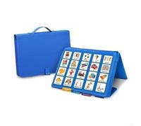 Visual Communication Book and Oxford Cloth Educational Activity Board for Kids with Autism or Hearing Impairment, Daily Routine and Emotional Skills Cards, Independence Training Learning Tool