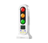 Visual Countdown Timer - 8.5 x 4.5 x 20 cm Large LED Model, Routine Warning System, Light Progress Indicator, Colour Timing Display, Quiet Signal Meter, For School Exam Instructions