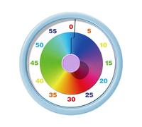 Visual Countdown Timer - Rainbow Disk Silent Study And Activity Timer With Easy Read Color Segments, Educational Time Management Tool For Focus Sessions And Daily Routines | Classroom Home Kitchen