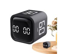 Visual Cube Timer - Cooking Timer with Sensor Energy Saving Time Management Gadget Educational Learning Device Practical Design | Convenient Timers For