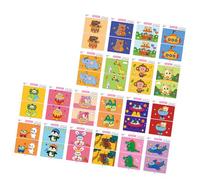 Visual Discrimination Training Cards Set 64 Double Sided Challenge Card Develop Focusing and Logical Thinking Ability Educational Matching Cards