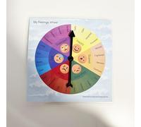 Visual Emotions Wheel for Kids - Feelings Wheel Chart for Toddlers | Social Emotional Learning (SEL) Tool | Autism & SEN Friendly | Emotional Regulation & Communication Aid