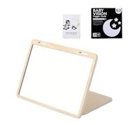 Visual Encouragement Pliable Glass Wooden Perceptual Toy with Achromatic Layouts for Early Development and Safe Play Wooden Baby Toy Glass Sensory for Infants High Contrast Baby Visual Newborn Black