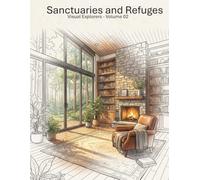 Visual Explorers - Vol. 02: Sanctuaries & Refuges: Architectural Coloring Book for Adults