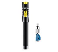 Visual Fault Locator, 100mW Fiber Optic Cable Tester Meter VFL Fiber Optic Tester Kit - Include Single Mode 9/125um FC Male to LC Female Adapter.（100-120KM）