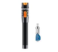 Visual Fault Locator, 10mW Fiber Optic Cable Tester Meter VFL Fiber Optic Tester Kit - Include Single Mode 9/125um FC Male to LC Female Adapter