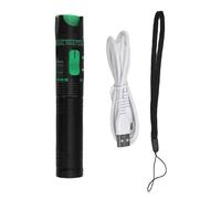 Visual Fault Locator Pen 15KM Rechargeable VFL Non Touch Portable Fiber Optic Cable Tester Green Light CATV