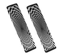 Visual Illusion Car Seat Belt Cover Soft Comfortable Shoulder Seatbelt Pads Cover Seat Belt Pad for Suitable for Car Interior Accessorie