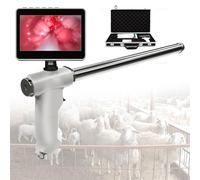 Visual Insemination Gun - Heated & Vibrating Probe with 4.3" Screen, AI Breeding Tool for Cattle, Horses, Dogs, Sheep, and Pigs