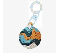 Visual Ripple Wave Dog Tags for Pets,Round Acrylic Pet ID Tags,Perfect for Small to Large Dogs and Cats,Cute & Functional