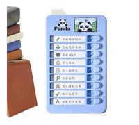 Visual Routine Chart - Kids Daily Checklist Board, Behavior Task Tracker for Kids, 4.6" x 2.56" Ab Frame + 26 Refill Pages, Design