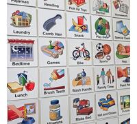 Visual Schedule Activity Magnets: 70 Pc Home and Chore Collection