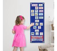 Visual Schedule for Kids Autism & ADHD - Daily Routine Chart with 107 PECS Cards, Now & Next Board for Home & Preschool Learning, Sensory-Friendly Magnetic Timetable for Behavior Management
