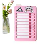 Visual Schedule for Kids - Daily Planner as Checklist Board | Visual Challenge Board for Girls for Siblings for Home Classroom Apartment Primary School