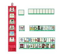 Visual Schedule for Kids - Mini Travel Bag, Classroom Daily Schedule | Behavior Chart for Home School, 45 Activities, 9 Blank Cards, Preschool, Learning, Education, Organization, A