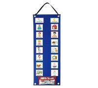 Visual Schedule Planner for Kids - Daily Work Plan Chart, 16.5" Routine Board, Learning Aid | Visual Schedule Organizer Tool for Kids for the