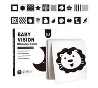 Visual Stimulation Cards, Baby Visual Stimulation Cards | Toddlers Activity Cards, Visual Stimulation Learning Activity FlashCard for 0-3