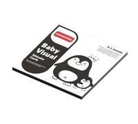 Visual Stimulationskarten - Schwarz-Weiß-Karten | Interaktives Schwarz-Weiß-Karten, Kontrastreiches Spielzeug, Spielzeug Zur Gehirnentwicklung, Schwarz-Weiß-Karten Für Kinder AB 0 Monaten