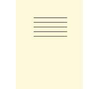 Visual Stress / Dyslexia Notebook : A4 Maths exercise book, Cream coloured, 72 pages, 90gsm, 10mm Square