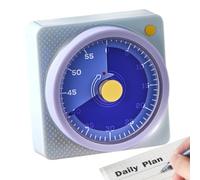 Visual Timer - 6.3x6.3cm Kitchen Timer, Visual Clock For Kids, 60-Minute Silent Magnetic Countdown Clock | Mechanical Time Management Tool For Teacher Cooking Brushing Shower School Home