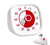 Visual Timer, 60 Minute Silent Countdown Clock, 3.94 x 3.74 x 1.97 Inch Portable Colour Display, Time Management Tool for Students, Adults, Teachers, Work, Cooking, School, Home Use