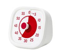 Visual Timer, 60 Minute Silent Countdown Clock, 3.94x3.74x1.97 Inches Time Management Tool to , Students, Teachers, Adults, Ideal for Work, Cooking, School, Home and Daily Tasks