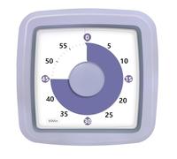 Visual Timer 60 Minute Timer Silent Countdown Clock - No Ticking, Gentle Ring with Mute Option, Timers for Kids Homework Classroom Management Kitchen Pasta, Adult Pomodoro & Deep Work, Purple