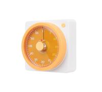 Visual Timer, 60 Minute Visual Countdown Timer, Time Management Tool for Classroom Office Kitchen, Timer for Kids Adults (Yellow)