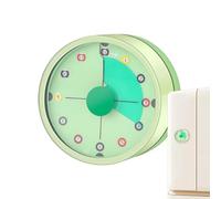 Visual Timer,60-Minute Wind Up Desk Timer | Mechanical Time Management Tool with 72 Decibel - for Cooking Desk Game Shower Classroom Teachers Kids Adults