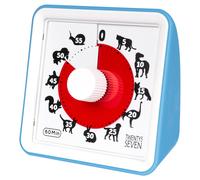 Visual Timer 60 Minutes - Silent Movement, Loud Alarm, Kids Time Education Tool, Ideal for Classroom & Home