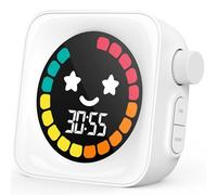 Visual Timer, 99 Minute Digital Kitchen Desk Timer for Office Supplies Home Productivity Management Tool Countdown Count Up, White