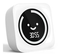 Visual Timer, 99 Minute Digital Kitchen Desk Timer for Office Supplies Home Productivity Management Tool Countdown Count Up, White
