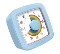 Visual Timer Children Selves-disciplines Tool Countdown 60-Minutes Simple Twist Function for Easy Time Setting Visual Rainbow for Learning Time Management Tool with Colorful Display and Easy